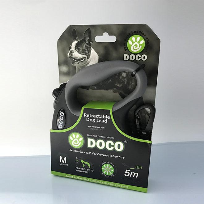 Automatic retractable dog leash